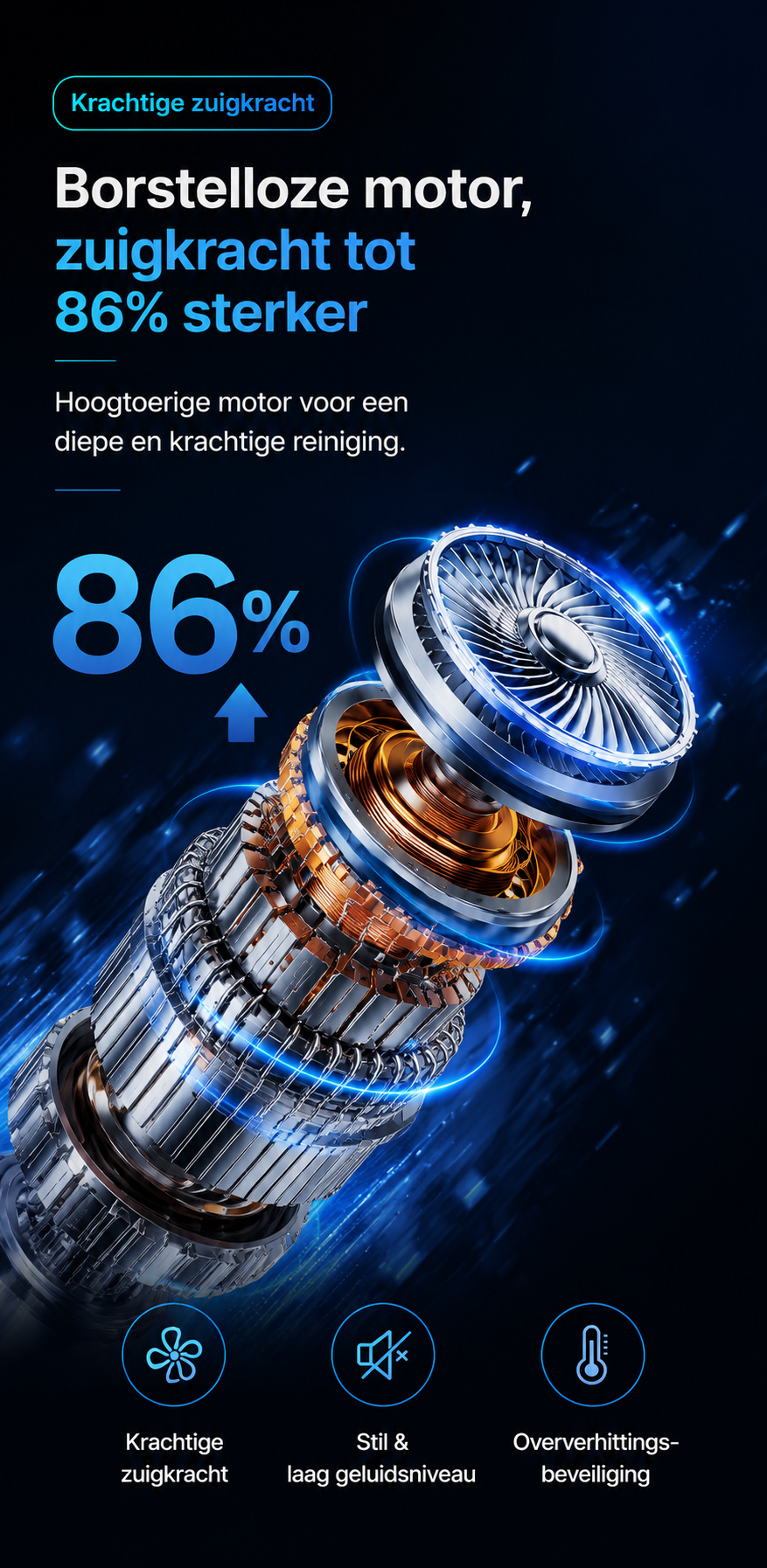 Tidytools Premium Handstofzuiger